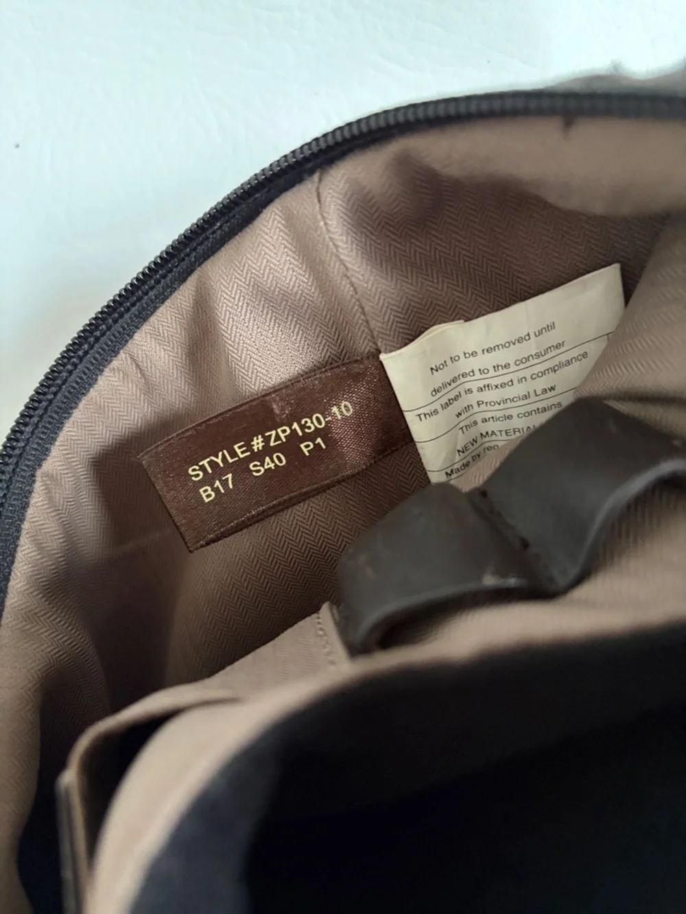 Briggs & Riley Men’s Backpack Kinzie Street Small Wide-mouth Backpack